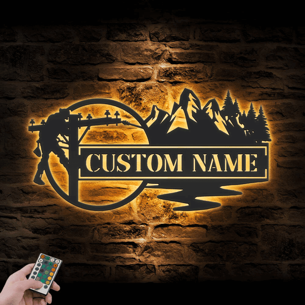 Custom-Lineman-Mountain-Forest-Scene-Metal-Wall-Art-LED-Light-Personalized-1.png